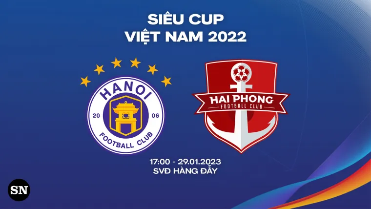 Vietnam Super Cup Hanoi vs Hai Phong Vietnam 012823