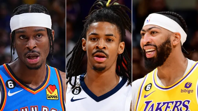 Shai Gilgeous-Alexander, Ja Morant, Anthony Davis