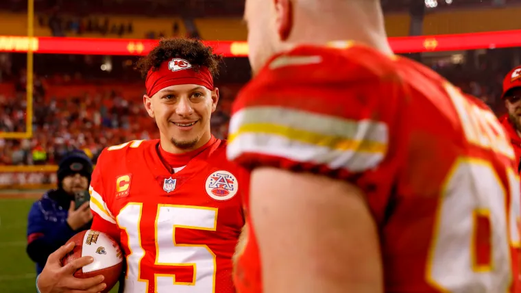 Patrick Mahomes and Travis Kelce