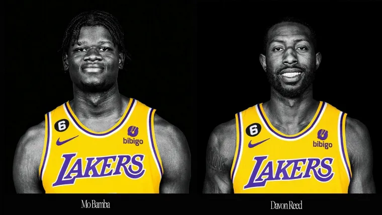 Los Angeles Lakers Mo Bamba Davon Reed