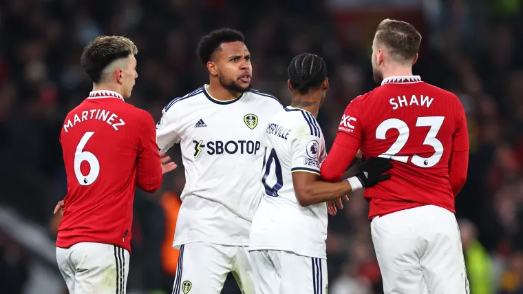 Weston McKennie Leeds Luke Shaw Manchester United Premier 020823