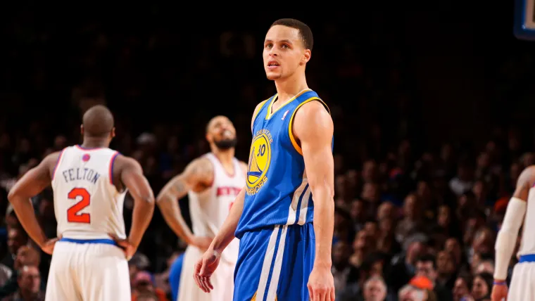 Steph Curry against the Knicks in 2013