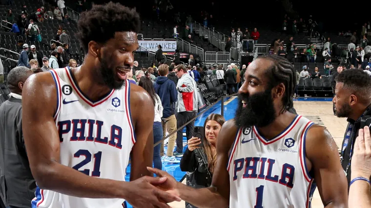 Joel Embiid James Harden Philadelphia 76ers