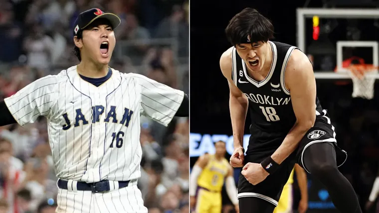 Shohei Ohtani and Yuta Watanabe