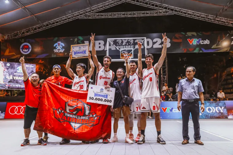 Thang Long Warriors celebrate VBA 3x3 032723