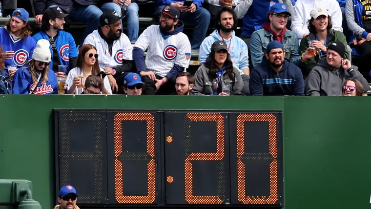 Wrigley Field clock