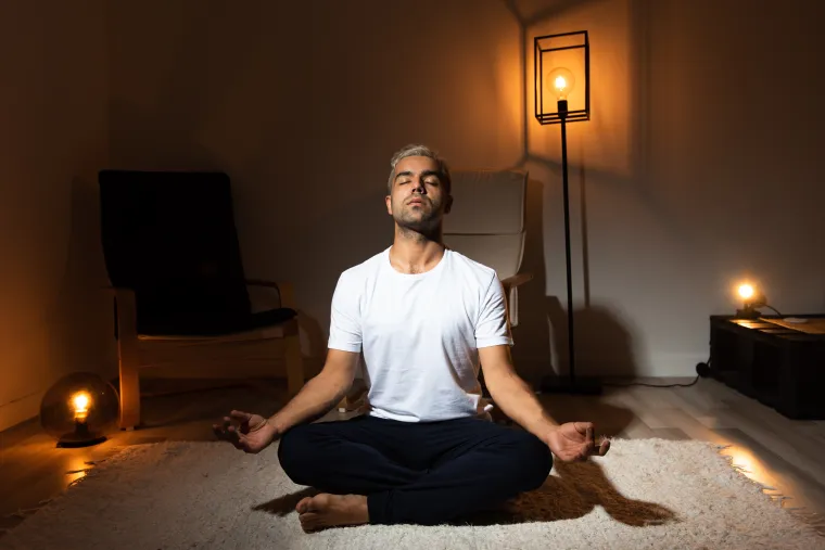 Sleep hygiene meditation. Photo: Shutterstock