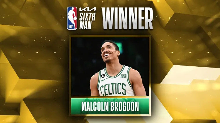 Boston Celtics Malcolm Brogdon 2022-23 Kia Sixth Man of the Year