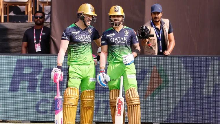 Faf Du Plessis Kohli RCB Green IPL 2023