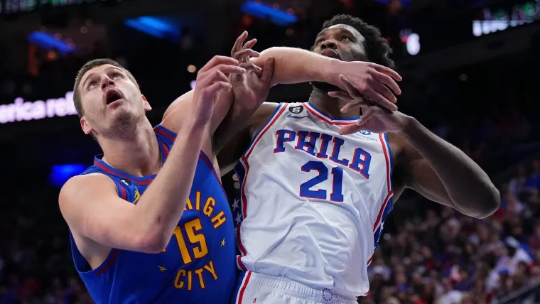 Nikola Jokic and Joel Embiid