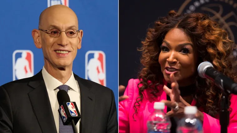 Adam Silver Tamika Tremaglio