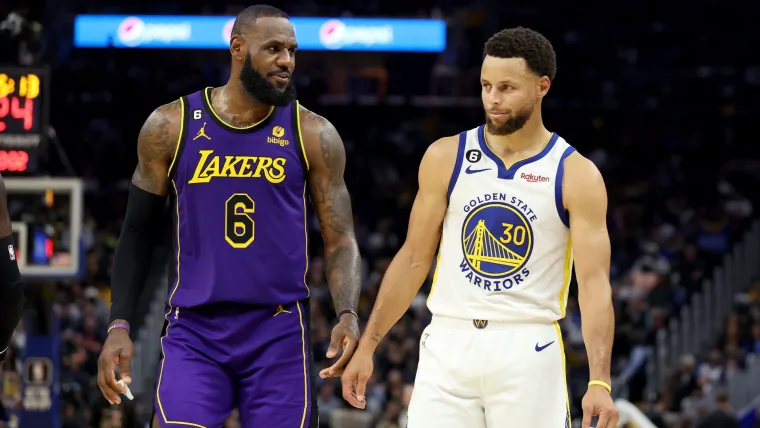 LeBron James, Stephen Curry 04302023