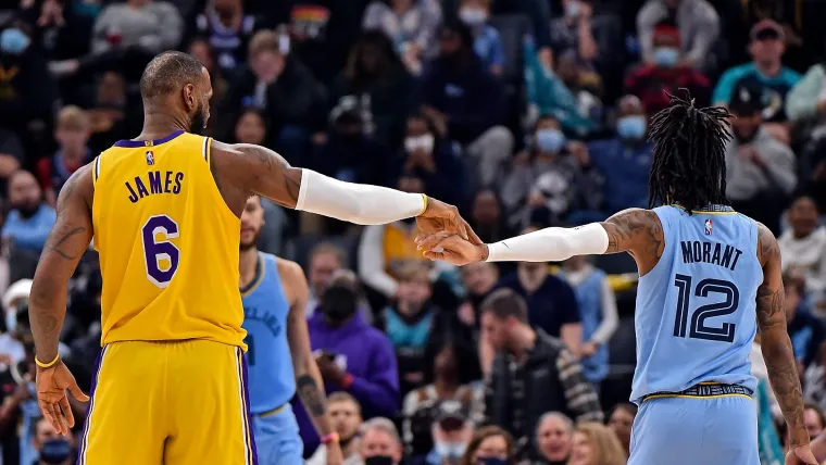 Ja Morant LeBron James Lakers Grizzlies 041223