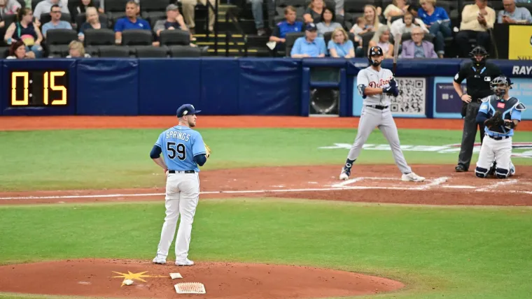 Rays Tigers Pitch Clock