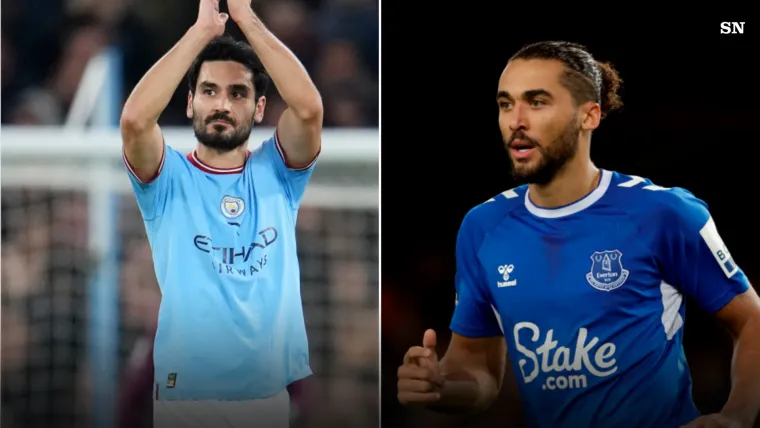 Ilkay Gundogan, Manchester City, Dominic Calvert-Lewin, Everton