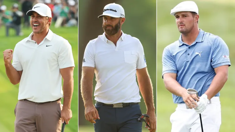 Brooks Koepka, Dustin Johnson, Bryson DeChambeau