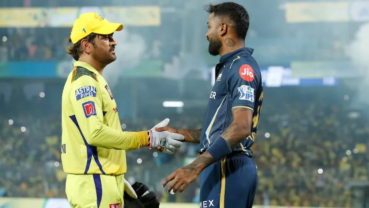 Hardik Pandya and MS Dhoni; IPL 2023 CSK vs GT