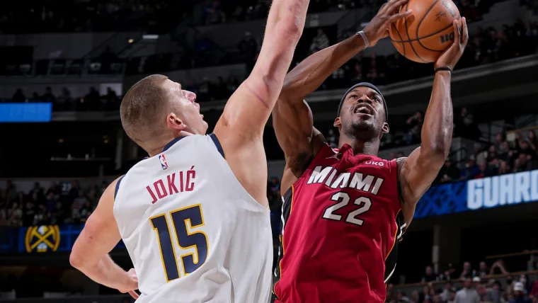 Nikola Jokic and Jimmy Butler