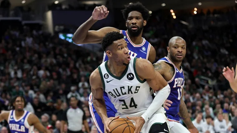 Giannis Antetokounmpo Joel Embiid 051023