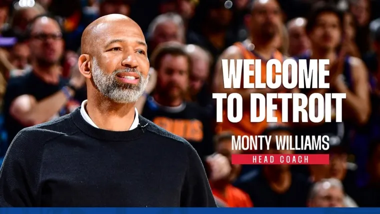 DETROIT PISTONS MONTY WILLIAMS