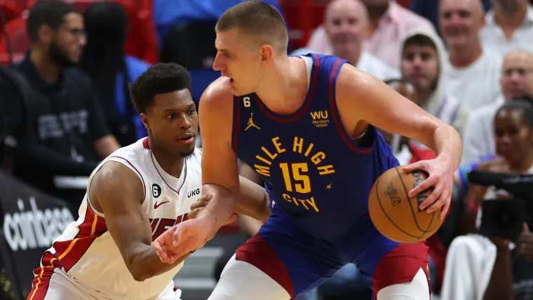 Kyle Lowry (left) and Nikola Jokic (right)