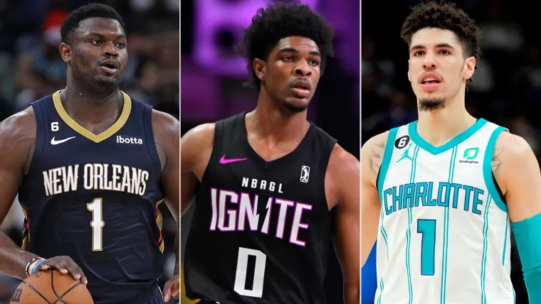 Zion Williamson, Scoot Henderson, LaMelo Ball 06132023