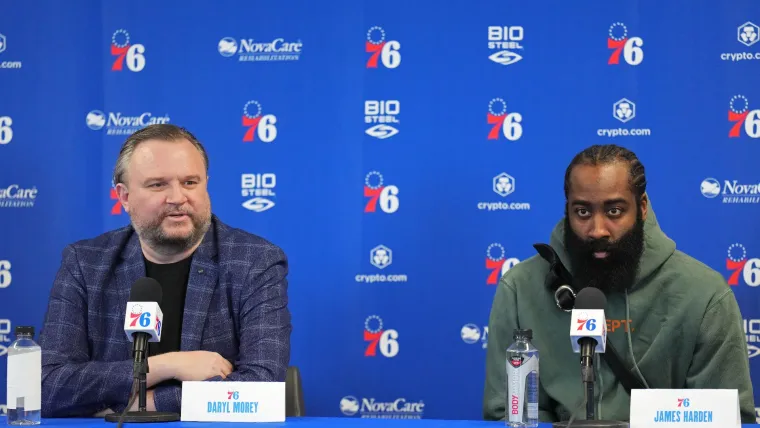 Daryl Morey and James Harden