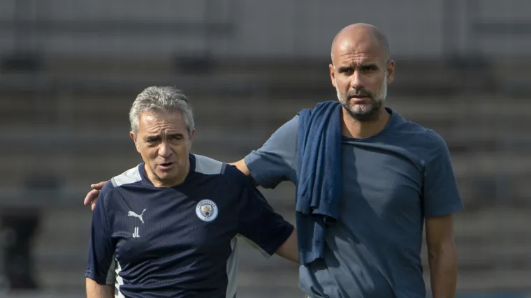 Juanma Lillo and Pep Guardiola Manchester City 082323