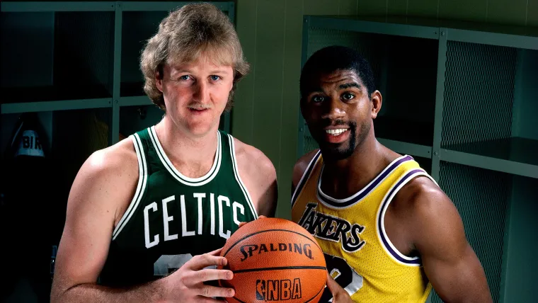 Larry Bird and Magic Johnson