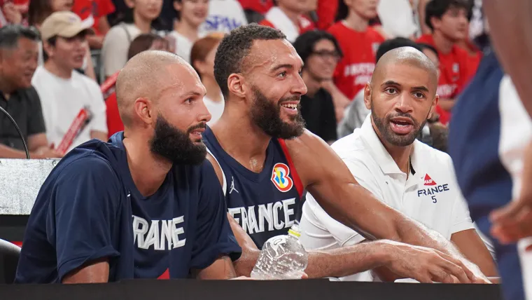 Evan Fournier, Rudy Gobert, Nicolas Batum