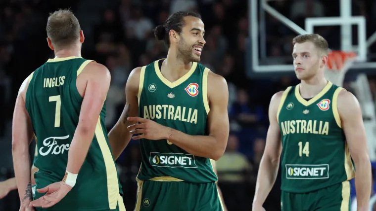 Joe Ingles, Xavier Cooks, Jack White (Australian Boomers)