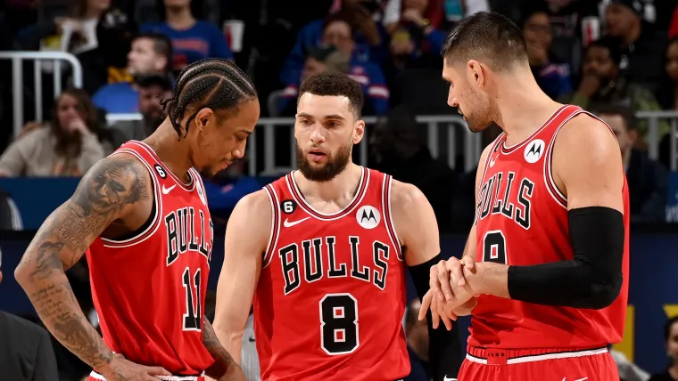 DeMar DeRozan Zach LaVine Nikola Vucevic Chicago Bulls