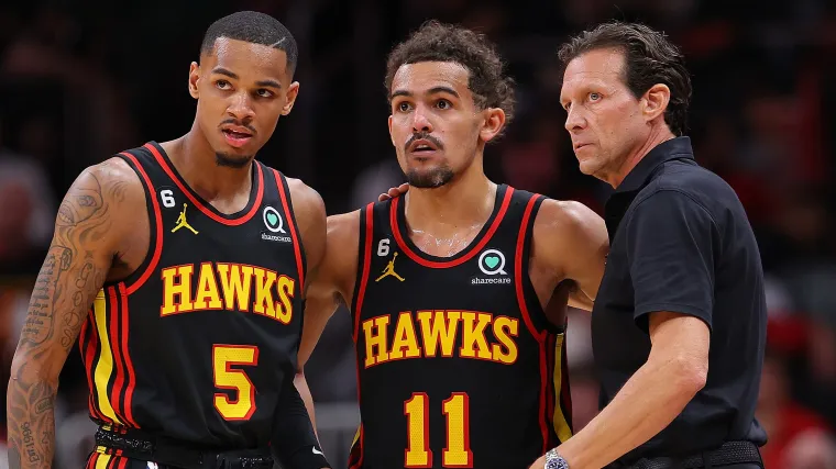 Quin Snyder Trae Young Dejounte Murray  Atlanta Hawks