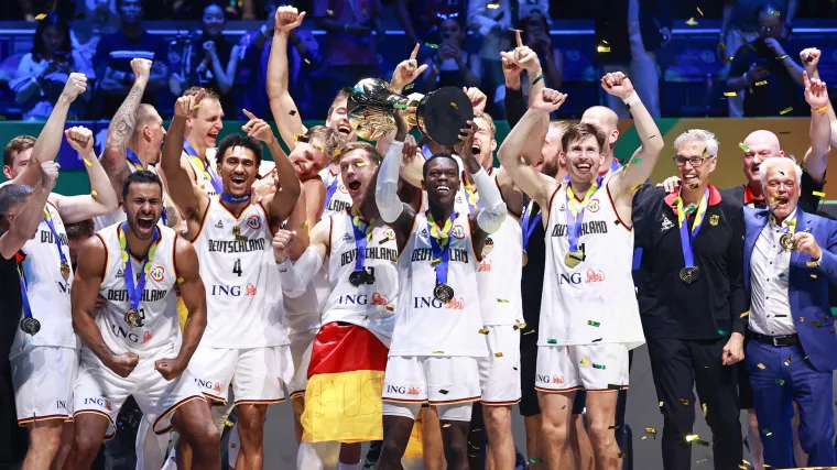 The German Mens National team Gold Medal