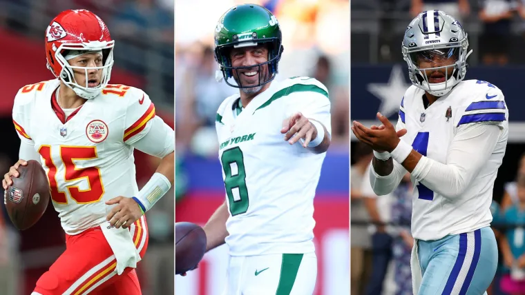 Patrick Mahomes, Aaron Rodgers, Dak Prescott