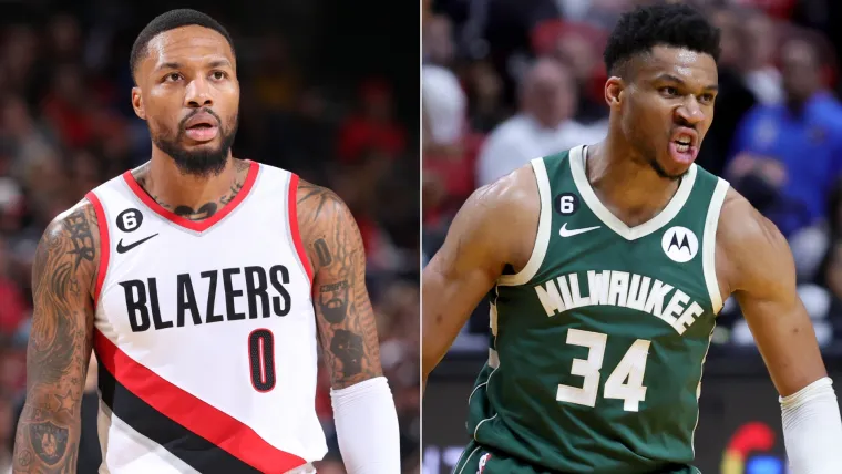 Damian Lillard, Giannis Antetokounmpo 