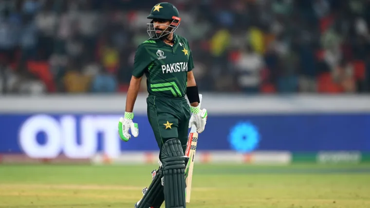 Babar Azam of Pakistan at Cricket World Cup 2023