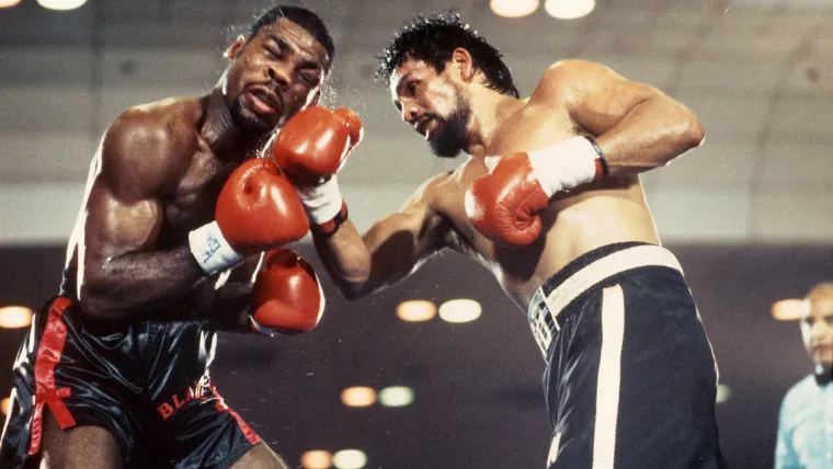 Roberto Duran blasts Iran Barkley