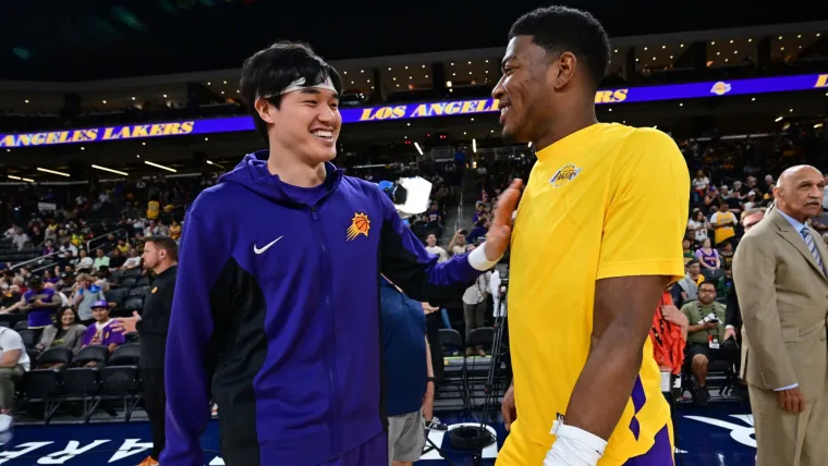 Yuta Watanabe and Rui Hachimura