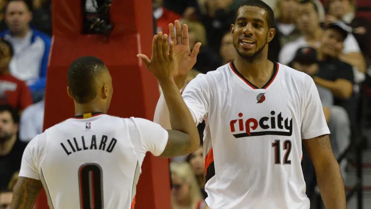 Damian Lillard, LaMarcus Aldridge (Portland Trail Blazers) 10052023