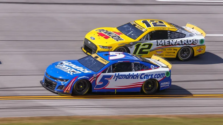 Kyle Larson and Ryan Blaney