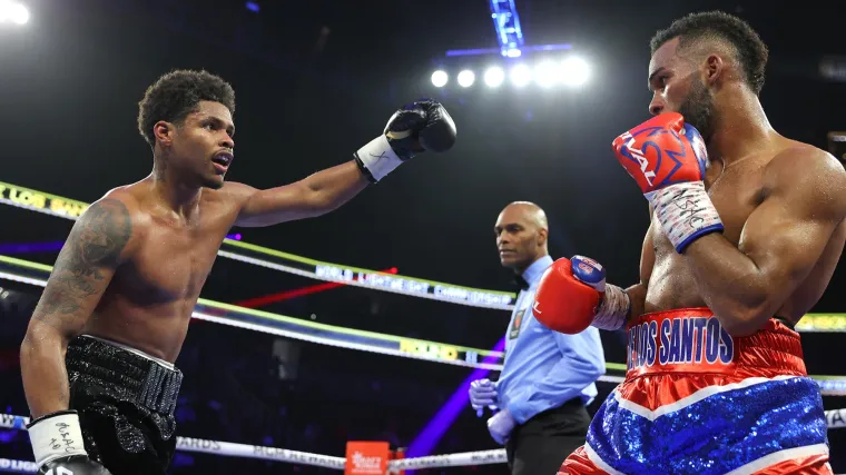 Shakur Stevenson and Edwin De Los Santos was a stand off