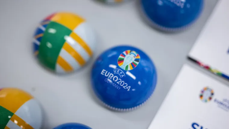 UEFA Euro 2024 ball and card