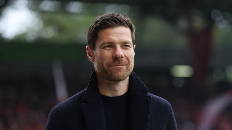 Xabi Alonso of Bayer Leverkusen