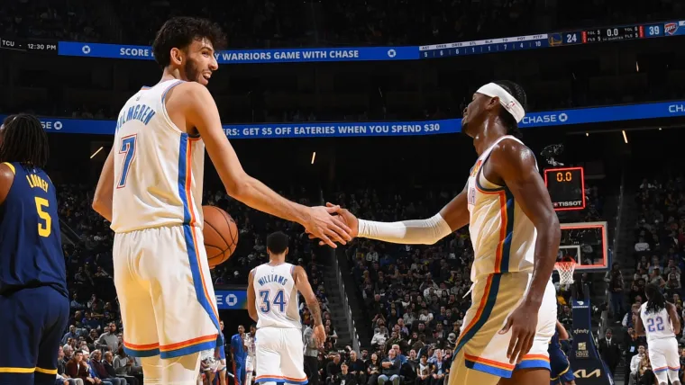 Chet Holmgren OKC Thunder Shai Gilgeous-Alexander