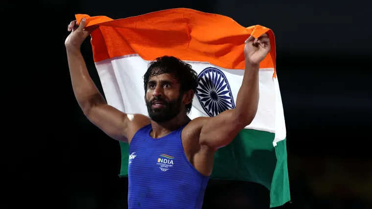 Indian wrestler Bajrang Punia