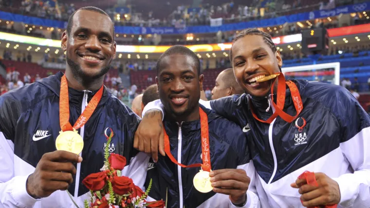 LeBron James Dwyane Wade Carmelo Anthony U.S. Men's Senior National Team