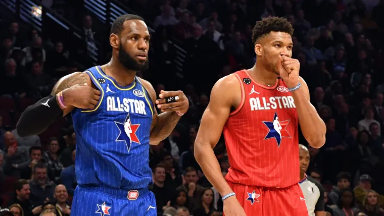 LeBron James Giannis Antetokounmpo NBA All-Star 2020