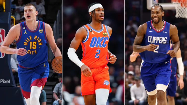 Nikola Jokic, Shai Gilgeous-Alexander, Kawhi Leonard