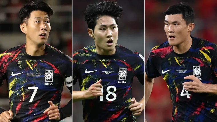 Son Heung-min, Lee Kang-in and Kim Min-jae